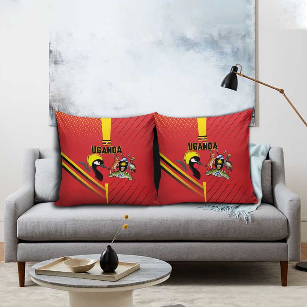 Uganda Basketball Pillow Cover Go Silverbacks