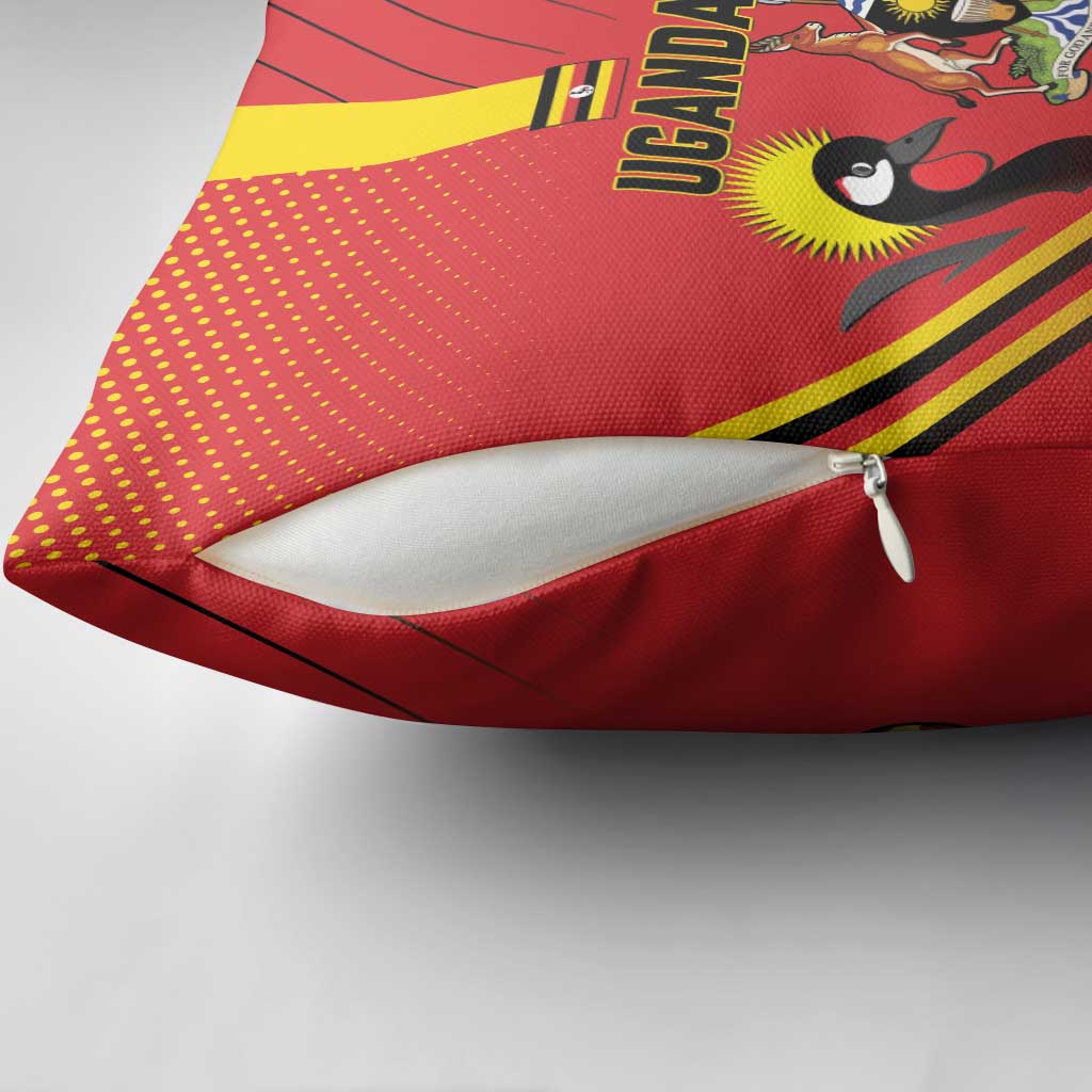 Uganda Basketball Pillow Cover Go Silverbacks