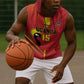 Custom Uganda Basketball Sleeveless Hoodie Go Champions Silverbacks - African Pride