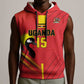 Custom Uganda Basketball Sleeveless Hoodie Go Champions Silverbacks - African Pride