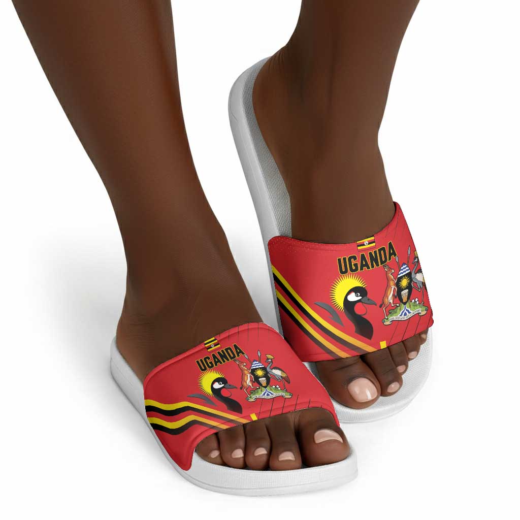 Uganda Basketball Slide Sandals Go Silverbacks