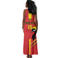 Custom Uganda Basketball Tank Maxi Dress Go Champions Silverbacks - African Pride