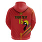 Custom Uganda Basketball Zip Hoodie Go Champions Silverbacks - African Pride