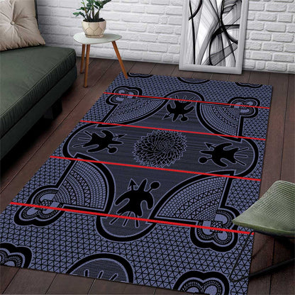 Basotho Blanket Area Rug Lesotho Seanamarena Heritage - Serenity - African Pride
