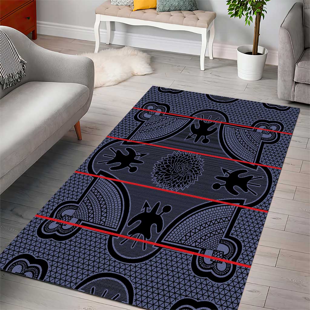 Basotho Blanket Area Rug Lesotho Seanamarena Heritage - Serenity - African Pride