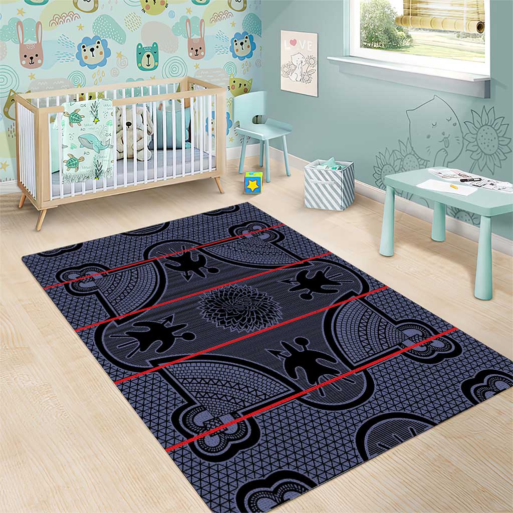 Basotho Blanket Area Rug Lesotho Seanamarena Heritage - Serenity - African Pride