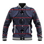 Basotho Blanket Baseball Jacket Lesotho Seanamarena Heritage - Serenity - African Pride