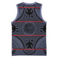 Basotho Blanket Basketball Jersey Lesotho Seanamarena Heritage - Serenity LT15