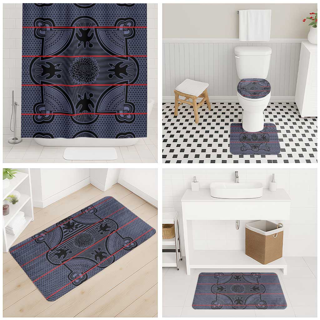 Lesotho Seanamarena Bathroom Set Basotho Traditional Blanket Style - Serenity