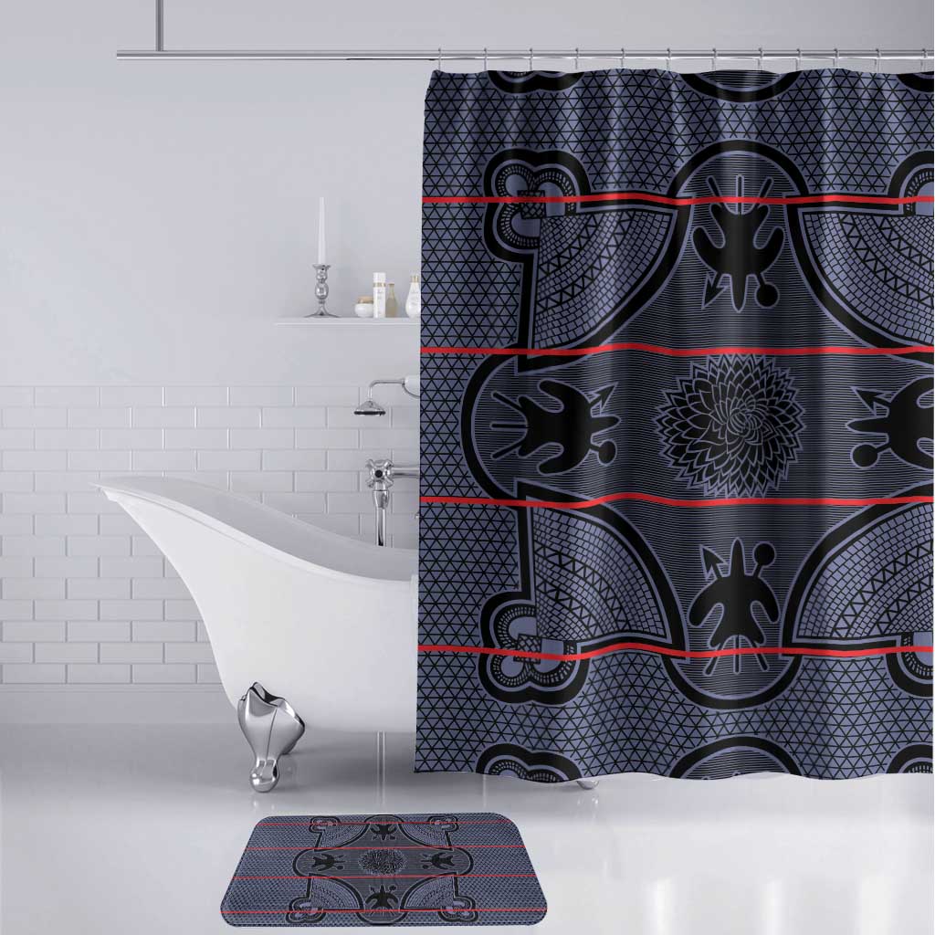 Lesotho Seanamarena Bathroom Set Basotho Traditional Blanket Style - Serenity
