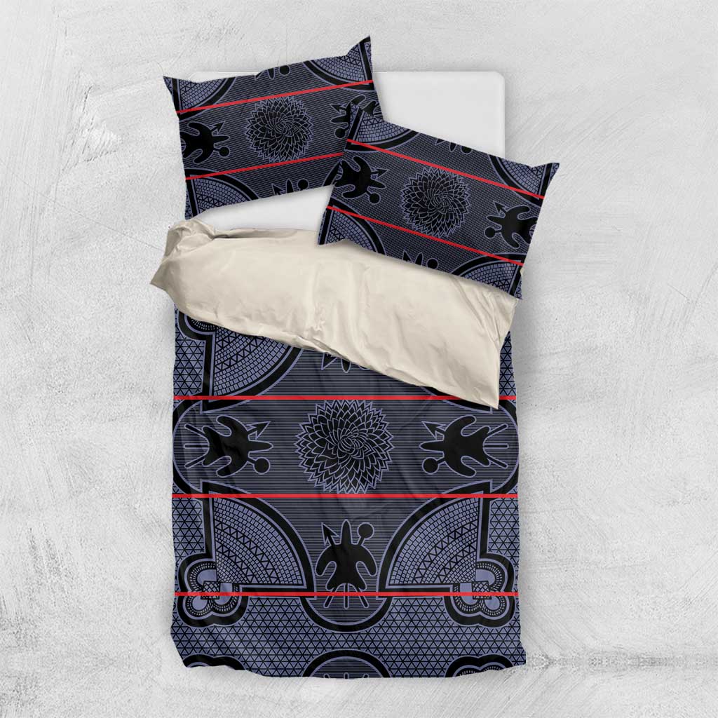 Basotho Blanket Bedding Set Lesotho Seanamarena Heritage - Serenity - African Pride