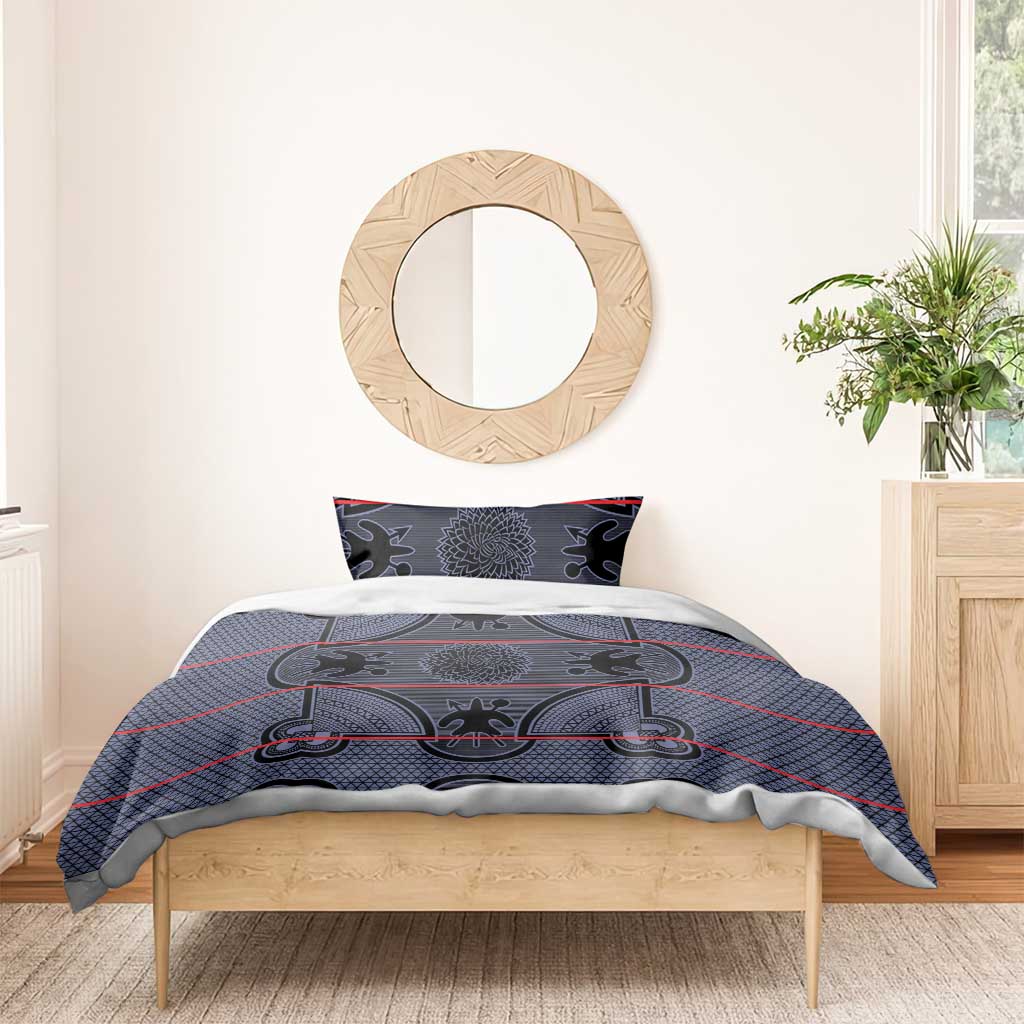 Basotho Blanket Bedding Set Lesotho Seanamarena Heritage - Serenity - African Pride