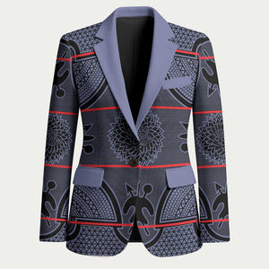 Lesotho Seanamarena Blazer Basotho Traditional Blanket Style - Serenity