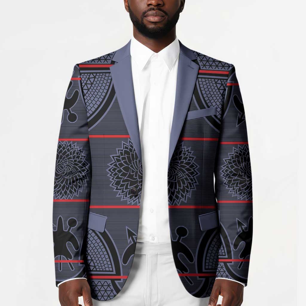Lesotho Seanamarena Blazer Basotho Traditional Blanket Style - Serenity