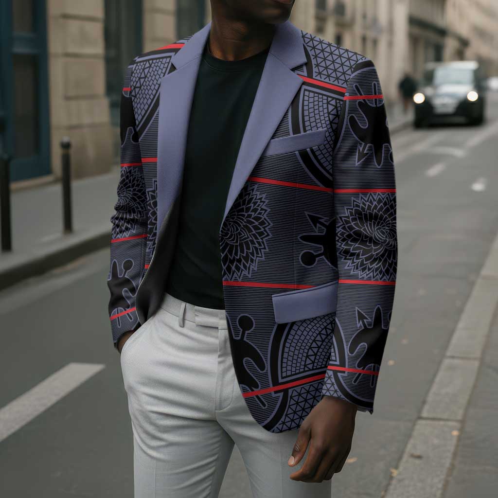Lesotho Seanamarena Blazer Basotho Traditional Blanket Style - Serenity