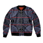 Basotho Blanket Bomber Jacket Lesotho Seanamarena Heritage - Serenity - African Pride
