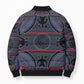 Lesotho Seanamarena Bomber Puffer Jacket Basotho Traditional Blanket Style - Serenity