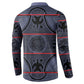 Lesotho Seanamarena Button Sweatshirt Basotho Traditional Blanket Style - Serenity