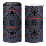 Basotho Blanket 4 in 1 Can Cooler Tumbler Lesotho Seanamarena Heritage - Serenity - African Pride