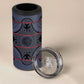 Basotho Blanket 4 in 1 Can Cooler Tumbler Lesotho Seanamarena Heritage - Serenity - African Pride
