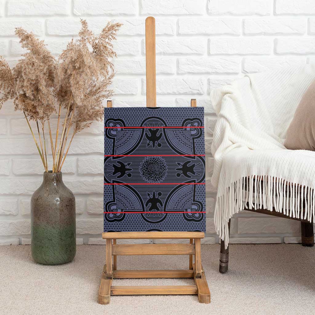 Basotho Blanket Canvas Wall Art Lesotho Seanamarena Heritage - Serenity - African Pride