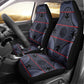 Basotho Blanket Car Seat Cover Lesotho Seanamarena Heritage - Serenity - African Pride