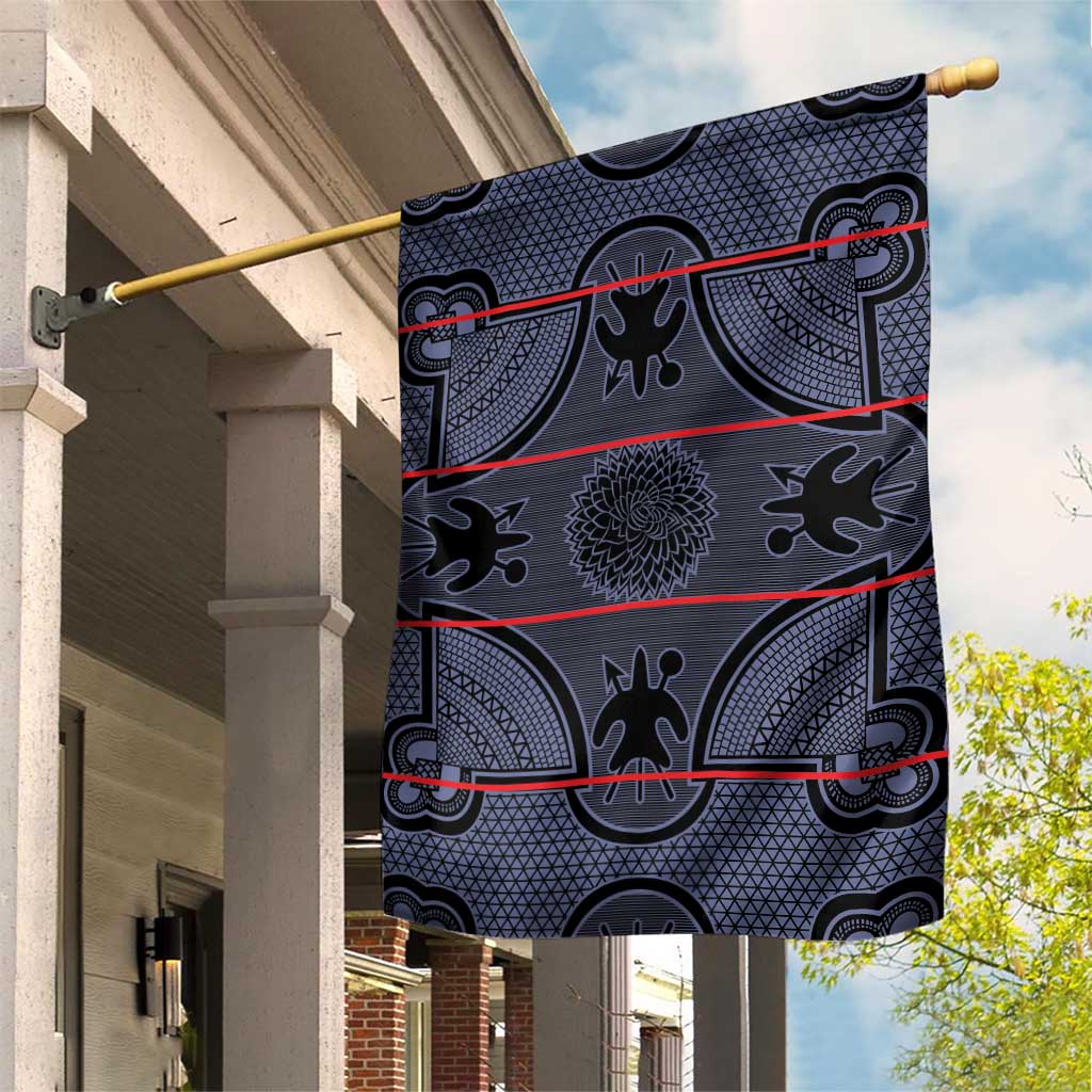 Basotho Blanket Garden Flag Lesotho Seanamarena Heritage - Serenity - African Pride
