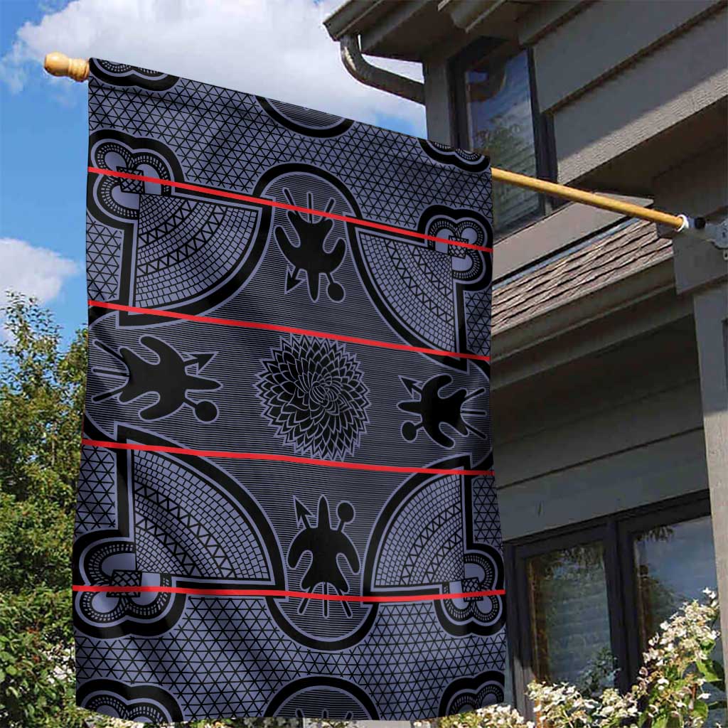 Basotho Blanket Garden Flag Lesotho Seanamarena Heritage - Serenity - African Pride