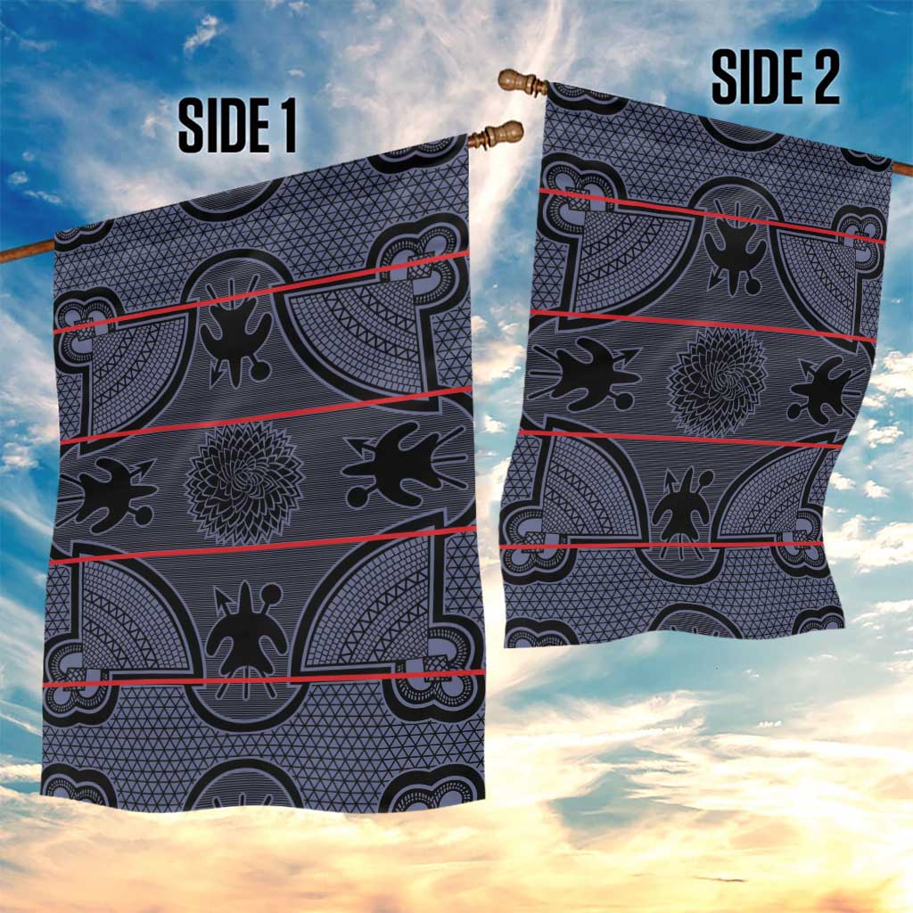 Basotho Blanket Garden Flag Lesotho Seanamarena Heritage - Serenity - African Pride