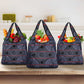 Basotho Blanket Grocery Bag Lesotho Seanamarena Heritage - Serenity - African Pride