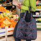 Basotho Blanket Grocery Bag Lesotho Seanamarena Heritage - Serenity - African Pride
