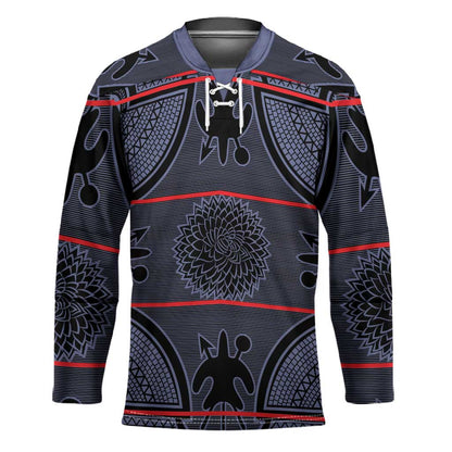 Lesotho Seanamarena Hockey Jersey Basotho Traditional Blanket Style - Serenity