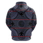Basotho Blanket Hoodie Lesotho Seanamarena Heritage - Serenity - African Pride