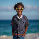 Basotho Blanket Kid Hawaiian Shirt Lesotho Seanamarena Heritage - Serenity - African Pride