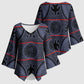 Lesotho Seanamarena Kimono Sleeve Blouse Basotho Traditional Blanket Style - Serenity