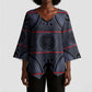 Lesotho Seanamarena Kimono Sleeve Blouse Basotho Traditional Blanket Style - Serenity
