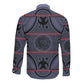Basotho Blanket Long Sleeve Button Shirt Lesotho Seanamarena Heritage - Serenity - African Pride