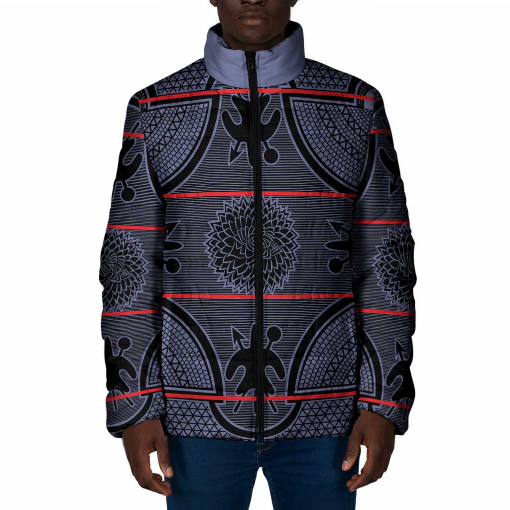 Lesotho Seanamarena Padded Jacket Basotho Traditional Blanket Style - Serenity