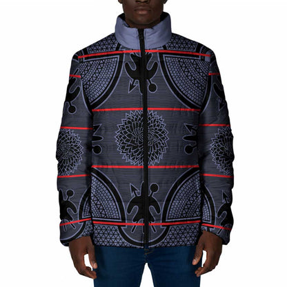 Lesotho Seanamarena Padded Jacket Basotho Traditional Blanket Style - Serenity