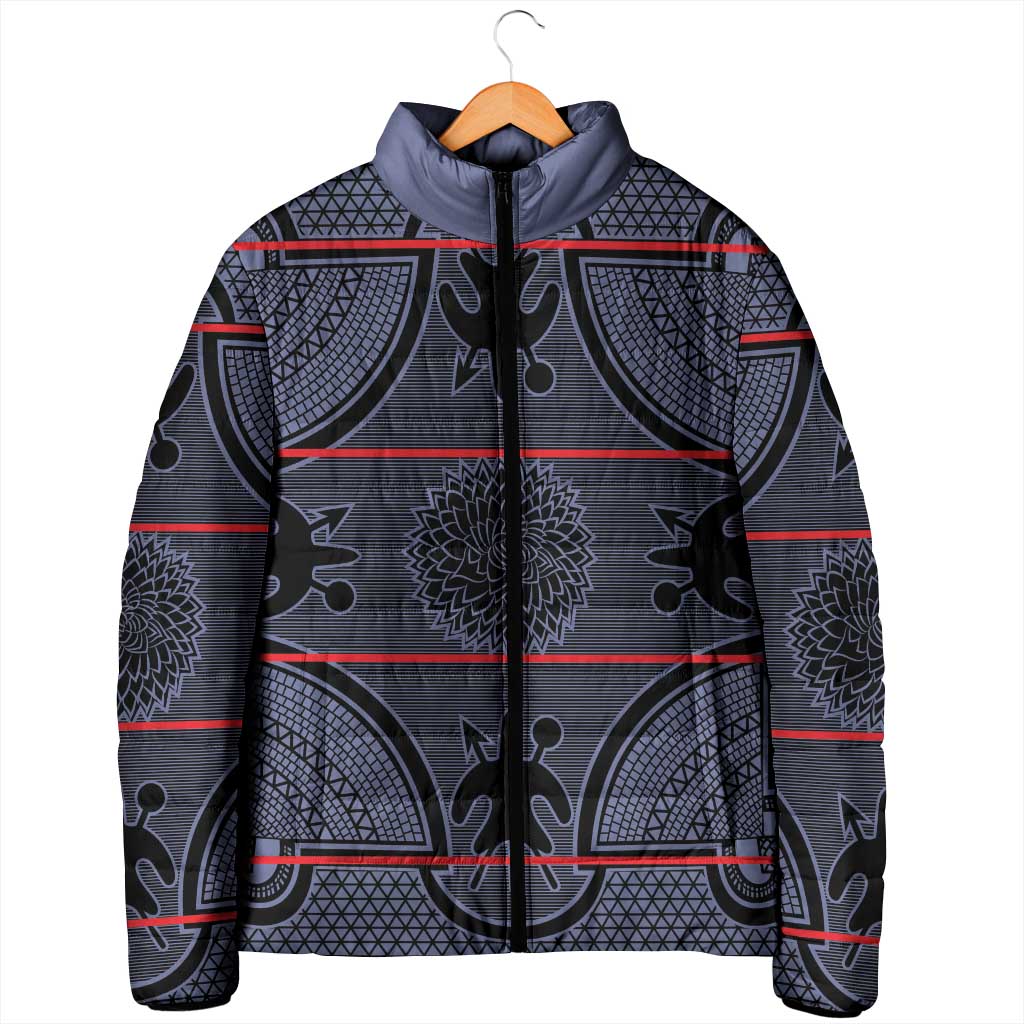 Lesotho Seanamarena Padded Jacket Basotho Traditional Blanket Style - Serenity