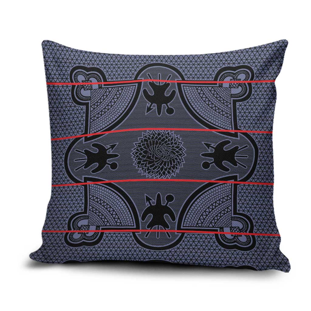 Lesotho Seanamarena Pillow Cover Basotho Traditional Blanket Style - Serenity