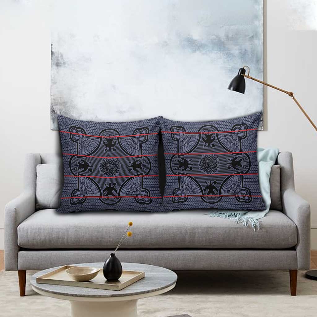 Lesotho Seanamarena Pillow Cover Basotho Traditional Blanket Style - Serenity