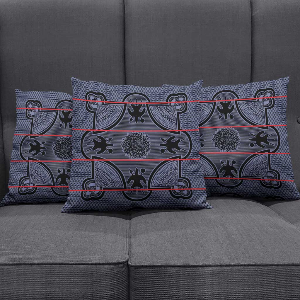 Lesotho Seanamarena Pillow Cover Basotho Traditional Blanket Style - Serenity