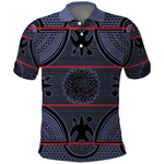 Basotho Blanket Polo Shirt Lesotho Seanamarena Heritage - Serenity - African Pride