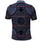 Basotho Blanket Polo Shirt Lesotho Seanamarena Heritage - Serenity - African Pride