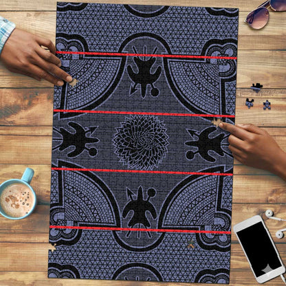 Lesotho Seanamarena Puzzle Basotho Traditional Blanket Style - Serenity