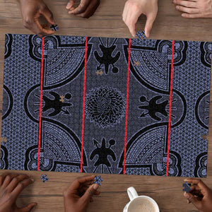 Lesotho Seanamarena Puzzle Basotho Traditional Blanket Style - Serenity