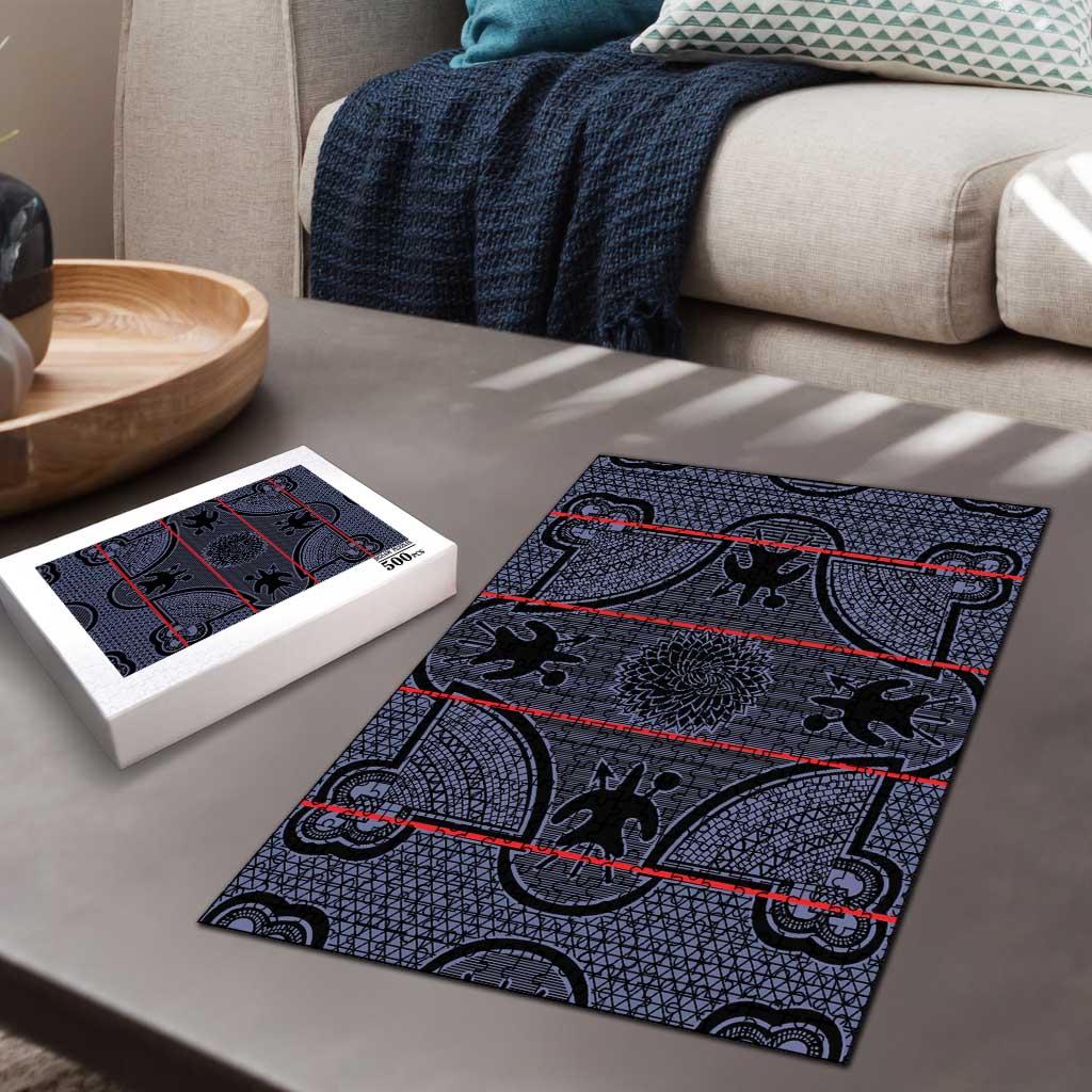 Lesotho Seanamarena Puzzle Basotho Traditional Blanket Style - Serenity
