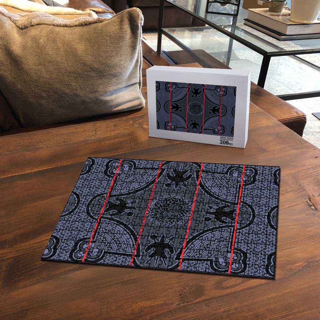 Lesotho Seanamarena Puzzle Basotho Traditional Blanket Style - Serenity