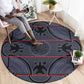 Basotho Blanket Round Carpet Lesotho Seanamarena Heritage - Serenity - African Pride